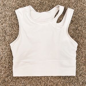 Lululemon White Sports Bra: Size 6